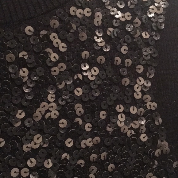 Express black sequence sweater size small - Picture 3 of 5